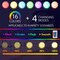 4 Packs Led Beach Ball Toy with 16 Colors Lights and 4 Light Modes - Pool Toys